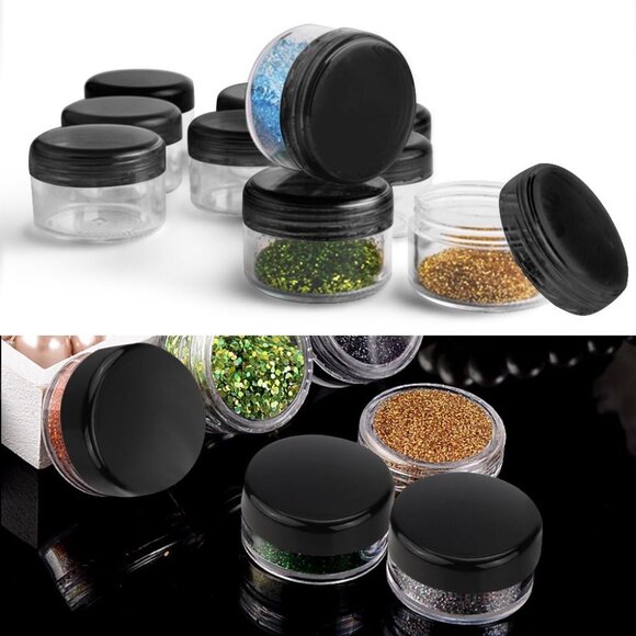 100 Pieces 3g Empty Sample Containers with Lids Cosmetic Jars with 5 Pieces Mini - Picture 6 of 7
